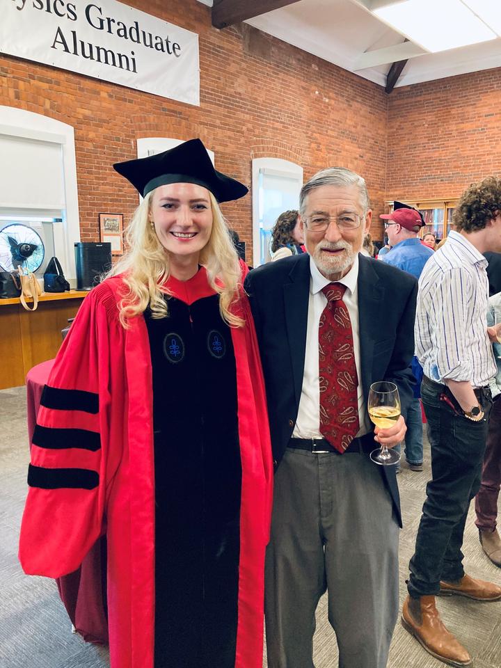 Charlotte and Bert Halperin on Graduation Day